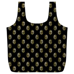 Venetian Mask Motif Pattern 1 Full Print Recycle Bag (xl)