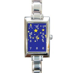 Digitalstars Rectangle Italian Charm Watch by lwdstudio