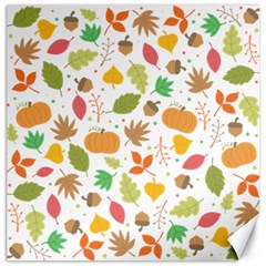 Thanksgiving Pattern Canvas 16  X 16  by Valentinaart