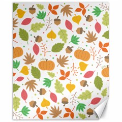 Thanksgiving Pattern Canvas 16  X 20  by Valentinaart