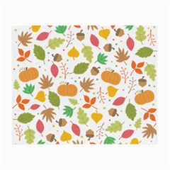 Thanksgiving Pattern Small Glasses Cloth (2-side) by Valentinaart