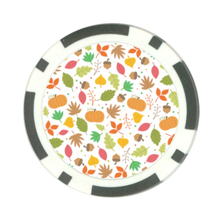 Thanksgiving pattern Poker Chip Card Guard (10 pack)