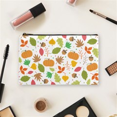 Thanksgiving Pattern Cosmetic Bag (medium) by Valentinaart