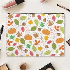 Thanksgiving Pattern Cosmetic Bag (xl) by Valentinaart