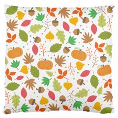 Thanksgiving Pattern Standard Flano Cushion Case (one Side) by Valentinaart