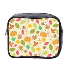 Thanksgiving Pattern Mini Toiletries Bag (two Sides) by Valentinaart