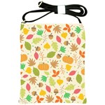 Thanksgiving pattern Shoulder Sling Bag Front