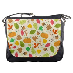 Thanksgiving Pattern Messenger Bag by Valentinaart