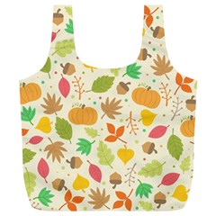 Thanksgiving Pattern Full Print Recycle Bag (xl) by Valentinaart