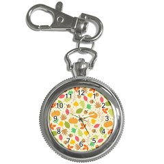 Thanksgiving Pattern Key Chain Watches by Valentinaart