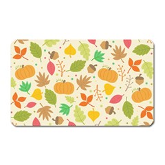 Thanksgiving Pattern Magnet (rectangular)