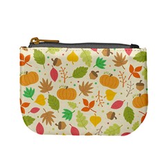 Thanksgiving Pattern Mini Coin Purse by Valentinaart