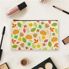 Thanksgiving Pattern Cosmetic Bag (medium) by Valentinaart