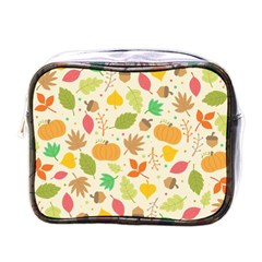 Thanksgiving Pattern Mini Toiletries Bag (one Side) by Valentinaart