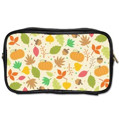 Thanksgiving Pattern Toiletries Bag (one Side) by Valentinaart