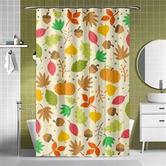 Thanksgiving Pattern Shower Curtain 48  X 72  (small)  by Valentinaart