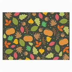 Thanksgiving pattern Large Glasses Cloth (2-Side)