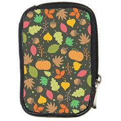 Thanksgiving pattern Compact Camera Leather Case