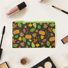 Thanksgiving pattern Cosmetic Bag (XS)