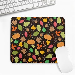 Thanksgiving Pattern Large Mousepads by Valentinaart