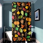 Thanksgiving pattern Shower Curtain 36  x 72  (Stall)  Curtain(36 X72 ) - 33.26 x66.24  Curtain(36 X72 )