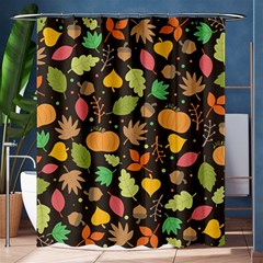 Thanksgiving Pattern Shower Curtain 60  X 72  (medium)  by Valentinaart