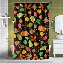 Thanksgiving Pattern Shower Curtain 48  X 72  (small)  by Valentinaart