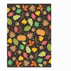 Thanksgiving Pattern Small Garden Flag (two Sides) by Valentinaart