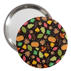 Thanksgiving Pattern 3  Handbag Mirrors by Valentinaart