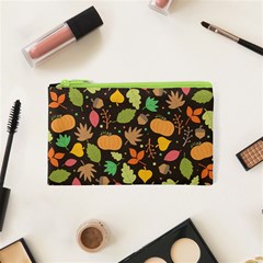 Thanksgiving Pattern Cosmetic Bag (xs) by Valentinaart