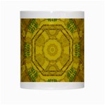 Sunshine Feathers And Fauna Ornate White Mugs Center