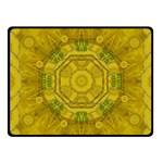 Sunshine Feathers And Fauna Ornate Fleece Blanket (Small) 50 x40  Blanket Front