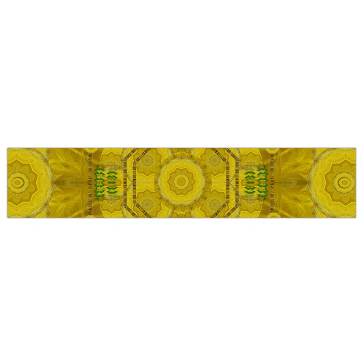 Sunshine Feathers And Fauna Ornate Small Flano Scarf