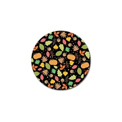 Thanksgiving Pattern Golf Ball Marker by Valentinaart