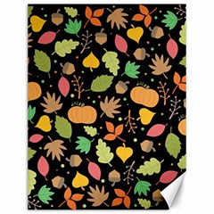 Thanksgiving Pattern Canvas 12  X 16  by Valentinaart