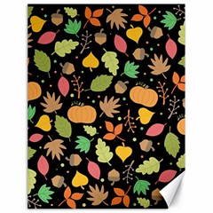 Thanksgiving Pattern Canvas 18  X 24  by Valentinaart