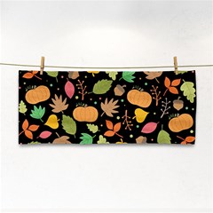 Thanksgiving Pattern Hand Towel by Valentinaart