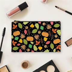 Thanksgiving Pattern Cosmetic Bag (medium) by Valentinaart