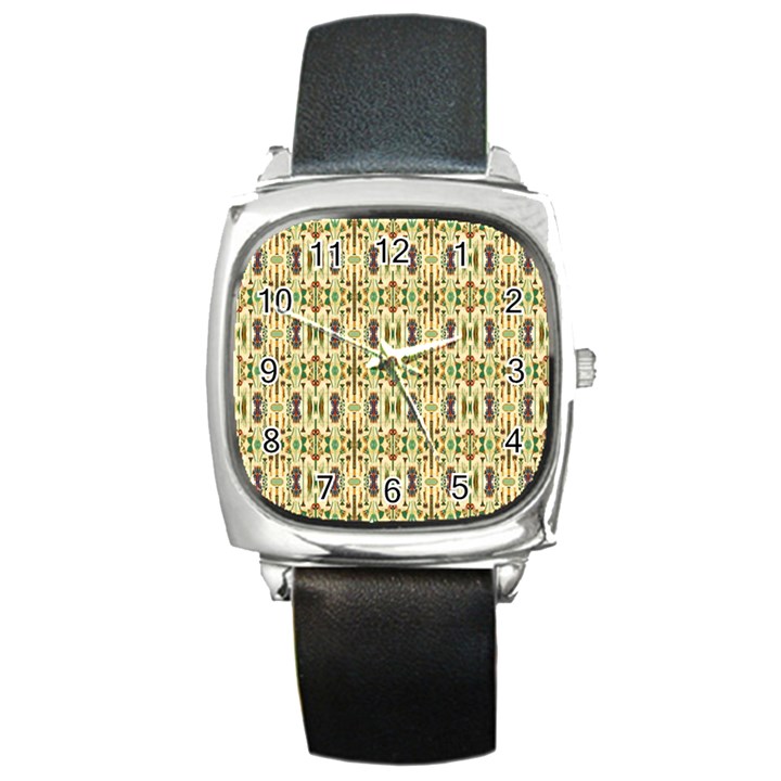 New Stuff-6 Square Metal Watch