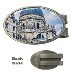 Santa Maria Della Salute Church, Venice, Italy Money Clips (oval)  by dflcprintsclothing