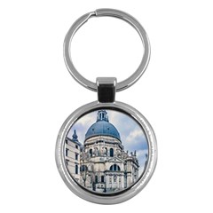 Santa Maria Della Salute Church, Venice, Italy Key Chains (round)  by dflcprintsclothing