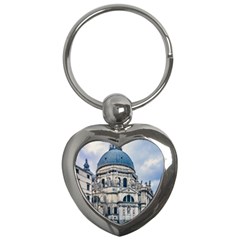 Santa Maria Della Salute Church, Venice, Italy Key Chains (heart)  by dflcprintsclothing