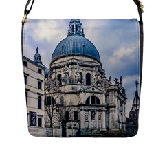 Santa Maria Della Salute Church, Venice, Italy Flap Closure Messenger Bag (l) by dflcprintsclothing