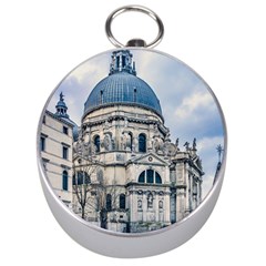 Santa Maria Della Salute Church, Venice, Italy Silver Compasses by dflcprintsclothing