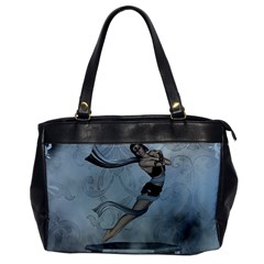 Wonderful  Fairy, Blue Colors Oversize Office Handbag by FantasyWorld7