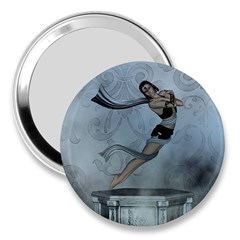 Wonderful  Fairy, Blue Colors 3  Handbag Mirrors by FantasyWorld7