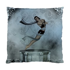 Wonderful  Fairy, Blue Colors Standard Cushion Case (one Side) by FantasyWorld7