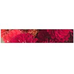 Peach and Pink Zinnias Large Flano Scarf  Front