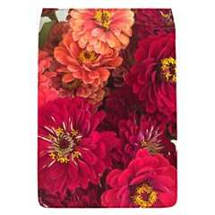 Peach And Pink Zinnias Removable Flap Cover (s)