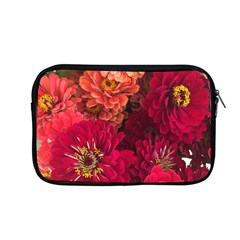 Peach And Pink Zinnias Apple Macbook Pro 13  Zipper Case